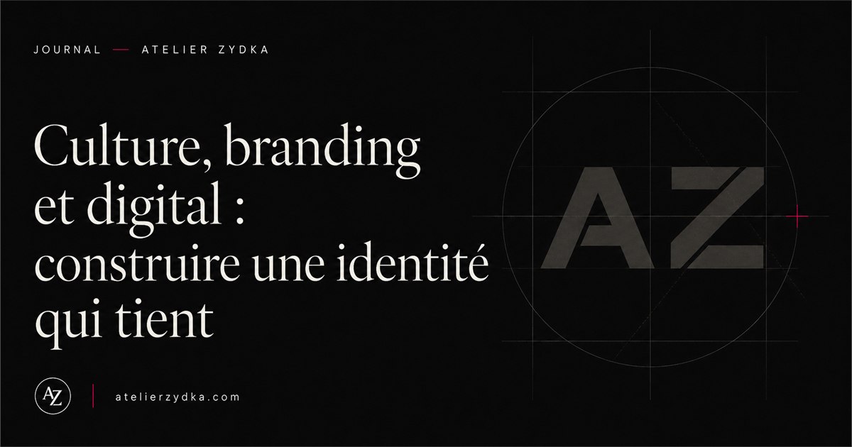Illustration éditoriale sur la culture, le branding et le digital.